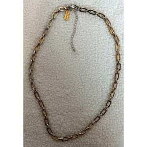 The Limited Goldtone Paperclip Chain Necklace 22-25 in